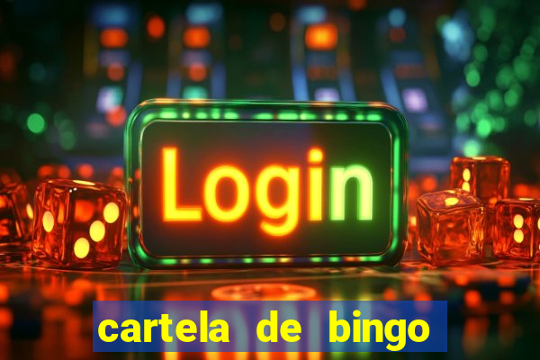 cartela de bingo cha de panela